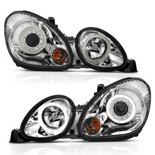 Load image into Gallery viewer, Anzo 1998-2005 Lexus Gs300 Projector Headlights w/ Halo Chrome