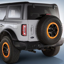 Load image into Gallery viewer, Ford Racing 2021+ Ford Bronco Functional Bead Lock Ring Kit - Orange M-1021K-BLO