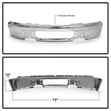 Load image into Gallery viewer, Spyder Ford F150 09-14 w/o Fog Light Hole Front Bumper - Chrome (OEM # 9L3Z17757A) 9948473