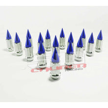 Load image into Gallery viewer, 10 x 1.25 mm Spiked Lug nuts Chrome - 16 Pack