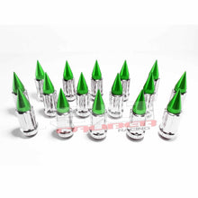 Load image into Gallery viewer, 10 x 1.25 mm Spiked Lug nuts Chrome - 16 Pack