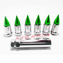 Load image into Gallery viewer, 12 x 1.25 mm Chrome Spiked Lug Nuts - 16 Pack