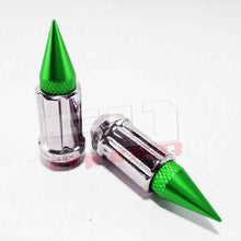Load image into Gallery viewer, 12 x 1.25 mm Chrome Spiked Lug Nuts - 16 Pack