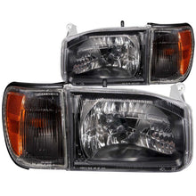 Load image into Gallery viewer, Anzo 1999-2004 Nissan Pathfinder Crystal Headlights Black