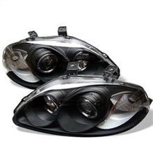 Load image into Gallery viewer, Spyder Honda Civic 96-98 Projector Headlights LED Halo Amber Reflctr Blk PRO-YD-HC96-AM-BK 5010902