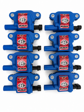 Load image into Gallery viewer, 2005–2017 GM LS2/LS3/LS7/LS9/LSA Granatelli 85K Malevolent Blue Coil Packs – 28-0513-CPBM
