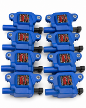Load image into Gallery viewer, 2005–2017 GM LS2/LS3/LS7/LS9/LSA Granatelli 80K Pro Series Extreme Blue Coil Packs – 28-0513-CPB