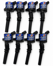 Load image into Gallery viewer, 1997–2014 Ford 4.6L/5.4L 2V Granatelli 65K Pro Series Extreme Coil Packs &amp; Connector Kit – 28-1697SC