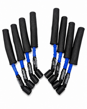 Load image into Gallery viewer, Granatelli GM LS &amp; LT 0-Ohm 10" Blue High-Temp Spark Plug Wires w/ Kevlar Boots – 28-1545HTBLB