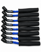 Load image into Gallery viewer, Granatelli GM LS &amp; LT 0-Ohm 10" Blue High-Temp Spark Plug Wires w/ Kevlar Boots – 28-1545HTBLB
