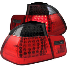 Load image into Gallery viewer, Anzo 2002-2005 BMW 3 Series E46 LED Tail lights Red/Smoke