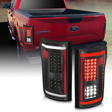 Load image into Gallery viewer, Anzo Ford F-150 15-17 L.E.D Tail Lights G2 Black