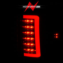 Load image into Gallery viewer, ANZO 2007-2013 GMC Sierra LED Tail Lights w/ Light Bar Black Housing Smoke Lens 311389