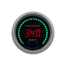 Load image into Gallery viewer, Autometer 52.4mm Black Switchable 60-340 Degrees F / 40-170 Degrees C Sport-Comp Elite Digital Gauge 6754-SC