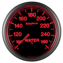 Load image into Gallery viewer, Autometer Elite Nascar 2-1/16in 100-260 Deg. F Water Temp. w/ Peak and Warn Gauge w/ Pro-Control 5654-05702