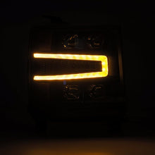 Load image into Gallery viewer, AlphaRex 16-18 Chevy 1500HD NOVA-Series LED Proj Headlights BK w/Actv Lgt/SeqSig &amp; DRL (Req 810023) 880237 *Discontinued
