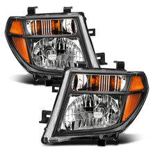 Load image into Gallery viewer, ANZO 2005-2008 Nissan Pathfinder Crystal Headlight  Black Amber 111434