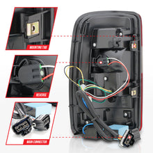 Load image into Gallery viewer, ANZO 2000-2006 Chevrolet Tahoe LED Tail Lights w/ Clear Lens Black Housing 311362