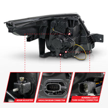 Load image into Gallery viewer, ANZO 11-15 Ford Explorer Projector Headlights w/ Light Bar Chrome Housing w/ Amber light 111576