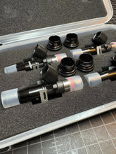 Load image into Gallery viewer, OxyTuned B/D-Series 750cc Fuel Injectors w/ Billet Lowers + VTI Mil-Spec 6” PNP Adapters
