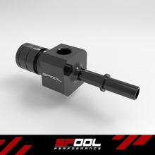 Load image into Gallery viewer, SPOOL 5/16 quick connect Male to Female Adapter with 1/8NPT port for fuel pressure sensor