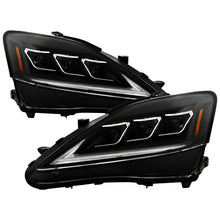 Load image into Gallery viewer, Spyder Lexus IS 250/350 06-10 Halogen Model Only High-Power LED Headlights - Black PRO-YD-LIS06AP-BK 5088246