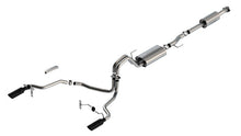 Load image into Gallery viewer, Borla F-150 2021 3.3L CC SB EC STB XL/XLT/Lariat/KR/Plnm/LTD 3/2.25 SRE Cat-Back ATAK Black CHR Tips 140879BC