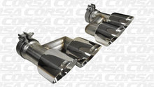 Load image into Gallery viewer, Corsa Performance 15-16 Ford Mustang GT 5.0 Polish Quad Tips Kit