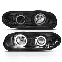 Load image into Gallery viewer, Anzo 1998-2002 Chevrolet Camaro Projector Headlights w/ Halo Black