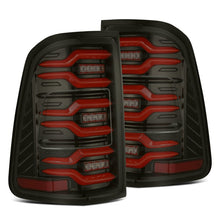 Load image into Gallery viewer, AlphaRex 19-21 Dodge Ram 1500 Luxx-Series LED Tail Lights Black/Red w/Activ Light/Seq Signal 640050 *Discontinued