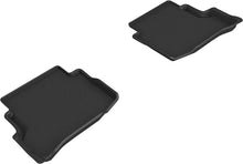 Load image into Gallery viewer, 3D MAXpider 20-21 Mazda CX-9 6-Seat without 2nd Row Console Kagu 2nd Row Floormats - Black L1MZ07621509