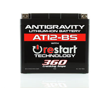 Load image into Gallery viewer, Antigravity Batteries Antigravity YT12-BS Lithium Battery w/Re-Start AG-AT12BS-RS