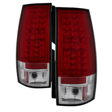 Load image into Gallery viewer, Spyder Chevy Suburban/GMC Yukon/Yukon Denali 07-14 LED Tail Lights Red Clear ALT-YD-CSUB07-LED-RC 5002150