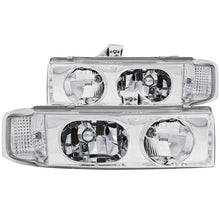 Load image into Gallery viewer, Anzo Chrome Crystal Headlights 1995-2005 Chevrolet Astro