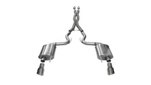 Load image into Gallery viewer, Corsa Performance 2015 Ford Mustang GT 5.0 3in Cat Back Exhaust Polish Dual Tips (Sport)