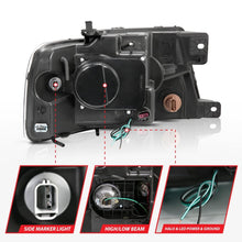 Load image into Gallery viewer, Anzo 2004-2008 Ford F-150 Projector Headlights w/ U-Bar Black