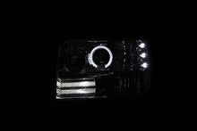 Load image into Gallery viewer, Anzo 1992-1996 Ford F-150 Projector Headlights w/ Halo Chrome w/ Side Marke
