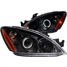 Load image into Gallery viewer, Anzo 2004-2007 Mitsubishi Lancer Projector Headlights w/ Halo Black (CCFL)