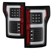 Load image into Gallery viewer, Spyder 15-18 Ford F-150 Light Bar LED Tail Lights (w/Blind Spot) - Black (ALT-YD-FF15015BS-LBLED-BK) 5085313
