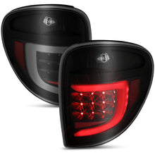 Load image into Gallery viewer, ANZO 2004-2007 Dodge Grand Caravan LED Tail Lights w/ Light Bar Black Housing Smoke Lens 311366