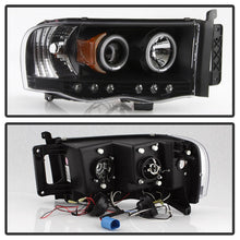 Load image into Gallery viewer, Spyder Dodge Ram 1500 02-05/Ram 2500 03-05 Projector Headlights LED Halo LED Blk PRO-YD-DR02-HL-BK 5009975