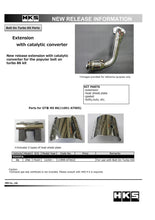 Load image into Gallery viewer, HKS 12-19 Subaru BRZ/Scion FR-S/Toyota 86 Extension Kit w/ Catalytic Converter 11999-AT002