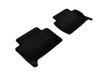 Load image into Gallery viewer, 3D MAXpider 2007-2015 Audi Q7 Kagu 2nd Row Floormats - Black L1AD02621509