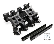 Load image into Gallery viewer, Holley LS EFI Manifold - 2x4 Dual Plane - Black GM LS1/LS2/LS6