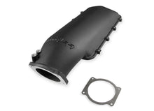 Load image into Gallery viewer, 8.2" SBF Ford Hi-Ram Intake Manifold with 95mm LS Throttle Body Flange Top. Black Finish