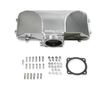 Load image into Gallery viewer, HI-RAM 95MM Fabricated Side Mount Plenum Top - Silver Finish- 86-95 Ford 5.0 Style