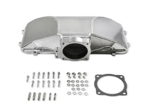 Load image into Gallery viewer, HI-RAM 95MM Fabricated Side Mount Plenum Top - Silver Finish- 86-95 Ford 5.0 Style