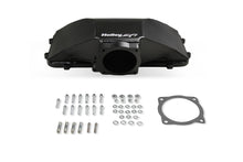 Load image into Gallery viewer, HI-RAM 95MM Fabricated Side Mount Plenum Top - Black Finish- 86-95 Ford 5.0 Style