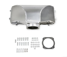 Load image into Gallery viewer, HI-RAM 95MM Fabricated Side Mount Plenum Top - Silver Finish- LS Style