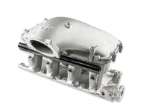 Load image into Gallery viewer, 8.2" SBF Ford Hi-Ram Intake Manifold with 95mm 1986-95 Ford 5.0 Throttle Body Flange Side Mount Top.